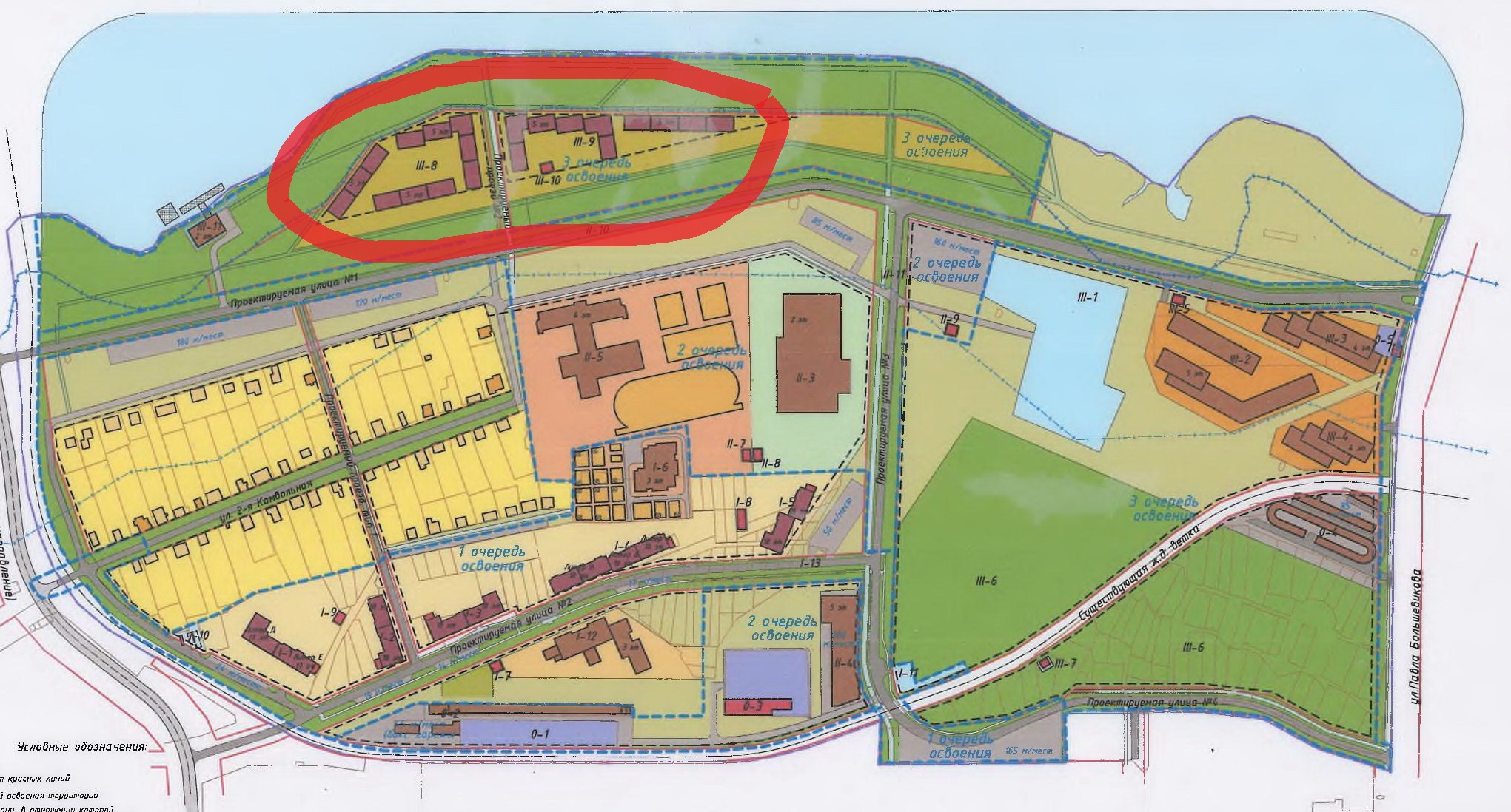 План застройки района ивановское
